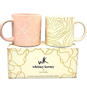🎉Host Pick x2🎈Whitney Kerney Set of 2 Coffee Mugs ☕️